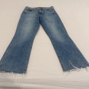 Veronica Beard Light Blue Flare Jeans